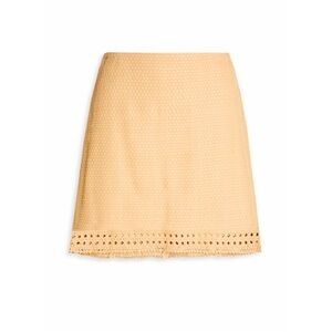 Veronica Beard Tan Mini Skirt